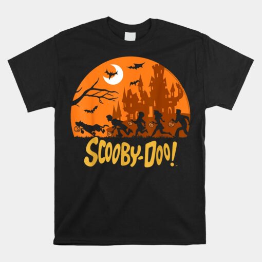 Scooby-doo The Gang Halloween Silhouette Logo Unisex T-Shirt