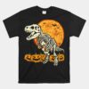 Skeleton Dinosaur Trex Dino Pumpkins Moon Unisex T-Shirt