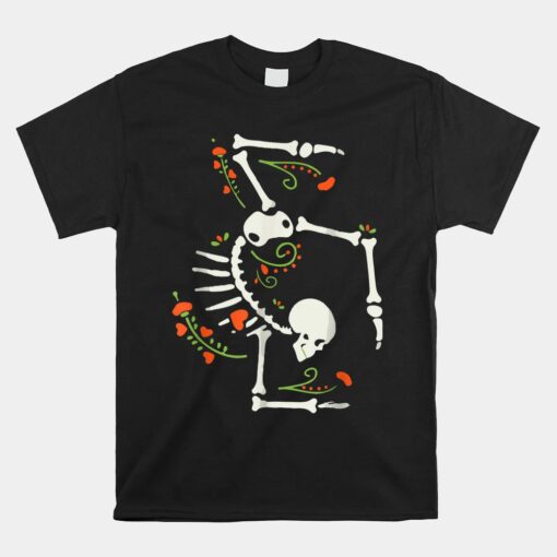 Skeleton Gymnast Lazy Diy Halloween Unisex T-Shirt