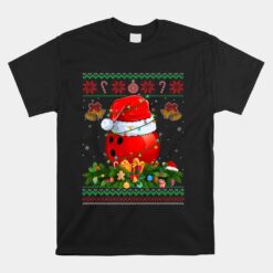 Snowman Bowling Christmas Ball Ugly Sweater Unisex T-Shirt