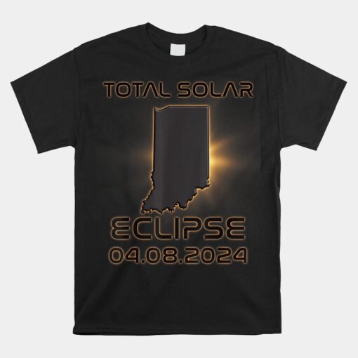 Solar Eclipse Indiana Unisex T-Shirt Solar Eclipse 2024 Indiana Unisex T-Shirt