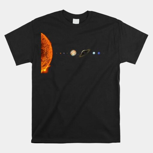 Solar System Nerd Galaxy Science And Planets Astronomy Unisex T-Shirt