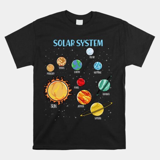 Solar System Planets Science Space Unisex T-Shirt