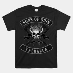 Sons Of Odin Valhalla Viking Norse Nordic Mythology Unisex T-Shirt