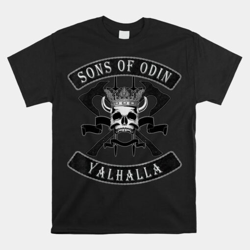 Sons Of Odin Valhalla Viking Norse Nordic Mythology Unisex T-Shirt