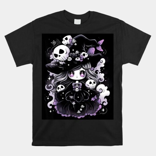 Sorceress Charm_ Enchanting Halloween Illustration Unisex T-Shirt