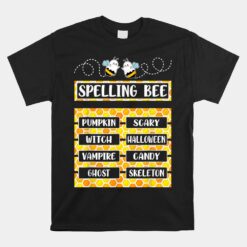 Spelling Bee Pun Halloween Unisex T-Shirt