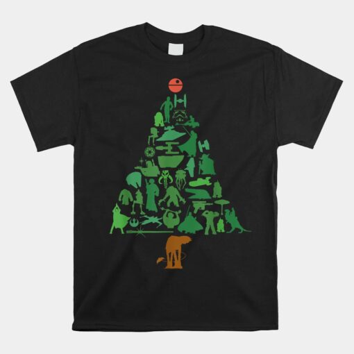 Star Wars Holiday Christmas Tree Unisex T-Shirt