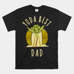 Star Wars Yoda Best Dad Cartoon Yoda Unisex T-Shirt