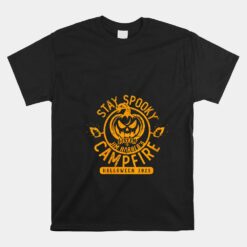 Stay Spooky Halloween 2023 Campfire Unisex T-Shirt