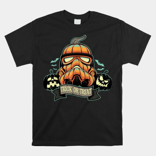 Stormtrooper Jack-o'-lantern Pumpkin Halloween  Unisex T-Shirt