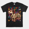 Sugar Skull Mexican Corgi Bone Halloween Day Of Dead Unisex T-Shirt