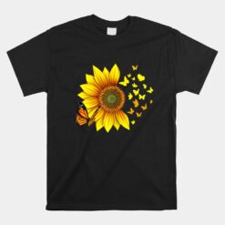 Sunflower Butterflies Unisex T-Shirt