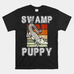 Swamp Puppy Cute Funny Sarcastic Alligator Crocodile Unisex T-Shirt