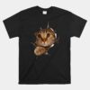 Sweet Kitten Torn Funny Cat Unisex T-Shirt