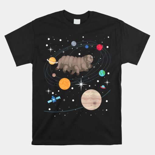 Tardigrade In Space - Water Bear Microbiology Moss Piglet Unisex T-Shirt