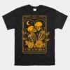 Tarot Card The Lovers Skeleton Goth Halloween Witch Unisex T-Shirt