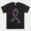 Testicular Cancer Warrior Orchid Ribbon Awareness Unisex T-Shirt