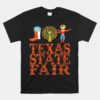 Texas Fair State Fair Cowboy Ferris Wheel County Fair Unisex T-Shirt