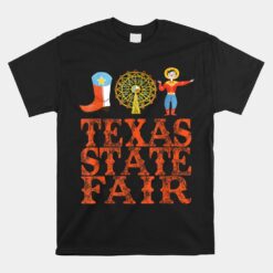 Texas Fair State Fair Cowboy Ferris Wheel County Fair Unisex T-Shirt