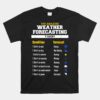 The Amazing Funny Meteorology Meteorologist Weather Forecast Unisex T-Shirt