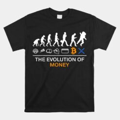 The Evolution Of Money Funny Bitcoin Ripple XRP To The Moon Unisex T-Shirt