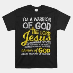 The Lord Jesus Armor Of God Cross Faith Christian Bible Unisex T-Shirt