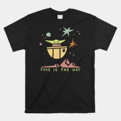 The Mandalorian Grogu In Space Unisex T-Shirt