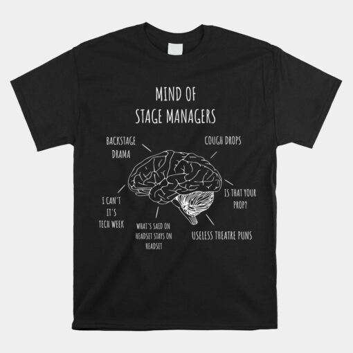 Theatre Mind Of Stage Manager Broadway Musical Theater Unisex T-Shirt