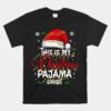 This Is My Christmas Pajama Unisex T-Shirt Lights Unisex T-Shirt