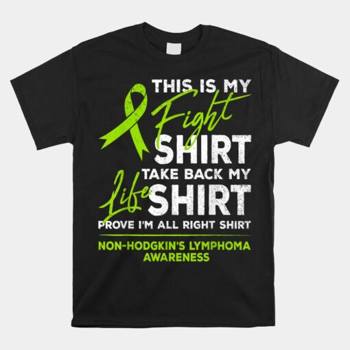 This Is My Fight Unisex T-Shirt Non-hodgkin Lymphoma Awareness Ribbon Unisex T-Shirt