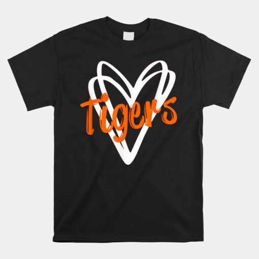 Tigers School Sports Fan Team Spirit Mascot Unisex T-Shirt