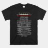 Titanic Ship Section Plan Atlantic Ocean Cruise Voyage 1912 Unisex T-Shirt