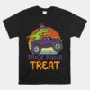 Trick Rawr Treat Dinosaur Monster Truck Halloween Unisex T-Shirt