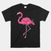 Tropical Pink Flamingo Hawaii Summer Xmas Christmas In July Unisex T-Shirt