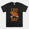 Turkey Trot Squad Funny LEG DAY Run 2023 Unisex T-Shirt