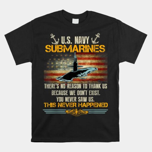 U.s Submarines Silent Service Unisex T-Shirt