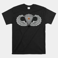 US Army Parachutist Badge Combat Star Airborne Jump Wings Unisex T-Shirt