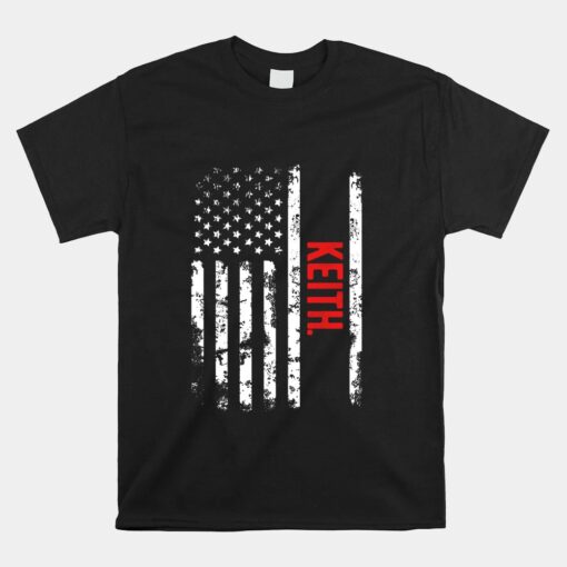 USA Flag Keith Unisex T-Shirt