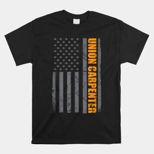 Union Carpenter American Flag Unisex T-Shirt