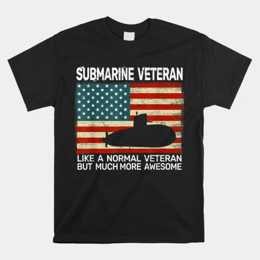 Usa Flag Submarine Veteran Submarine Unisex T-Shirt