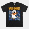 Van Ghost Art Teacher Halloween Van Gogh Starry Night Unisex T-Shirt