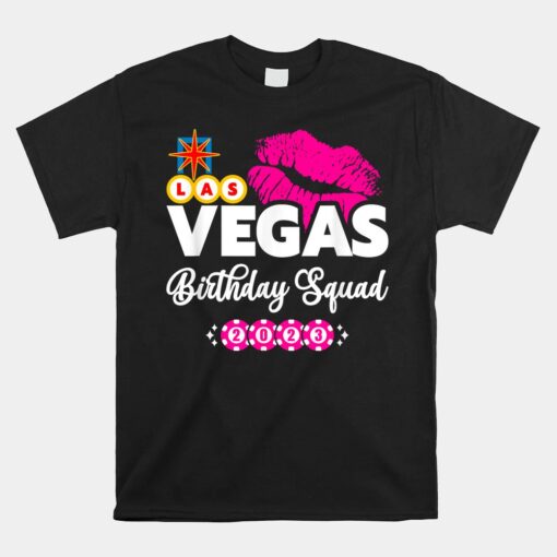 Vegas Birthday Girl Las Vegas 2023 Vegas Birthday Squad Unisex T-Shirt