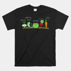 Vegetable Puns Funny Veggie Vegan Unisex T-Shirt