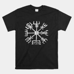 Vegvisir Viking Compass Rune Protection Symbol Celts Nordic Unisex T-Shirt