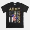 Vintage Army Unisex T-Shirt Veteran Day American Flag Unisex T-Shirt