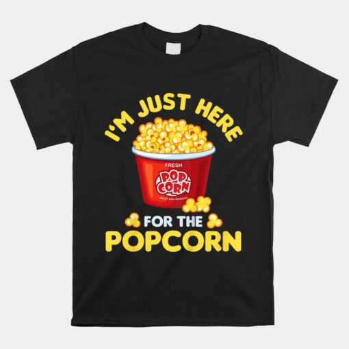 Vintage Retro Funny Popcorn Unisex T-Shirt