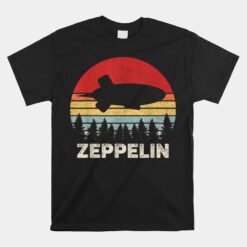 Vintage Retro Zeppelin Dirigible Airship Unisex T-Shirt