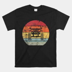 Vintage Truck Retro Sunset 4x4 Car Off Road Unisex T-Shirt