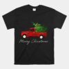 Wagon Christmas Unisex T-Shirt Tree On Truck